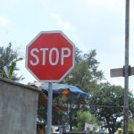 Roads Department erects signage to reduce road accidents