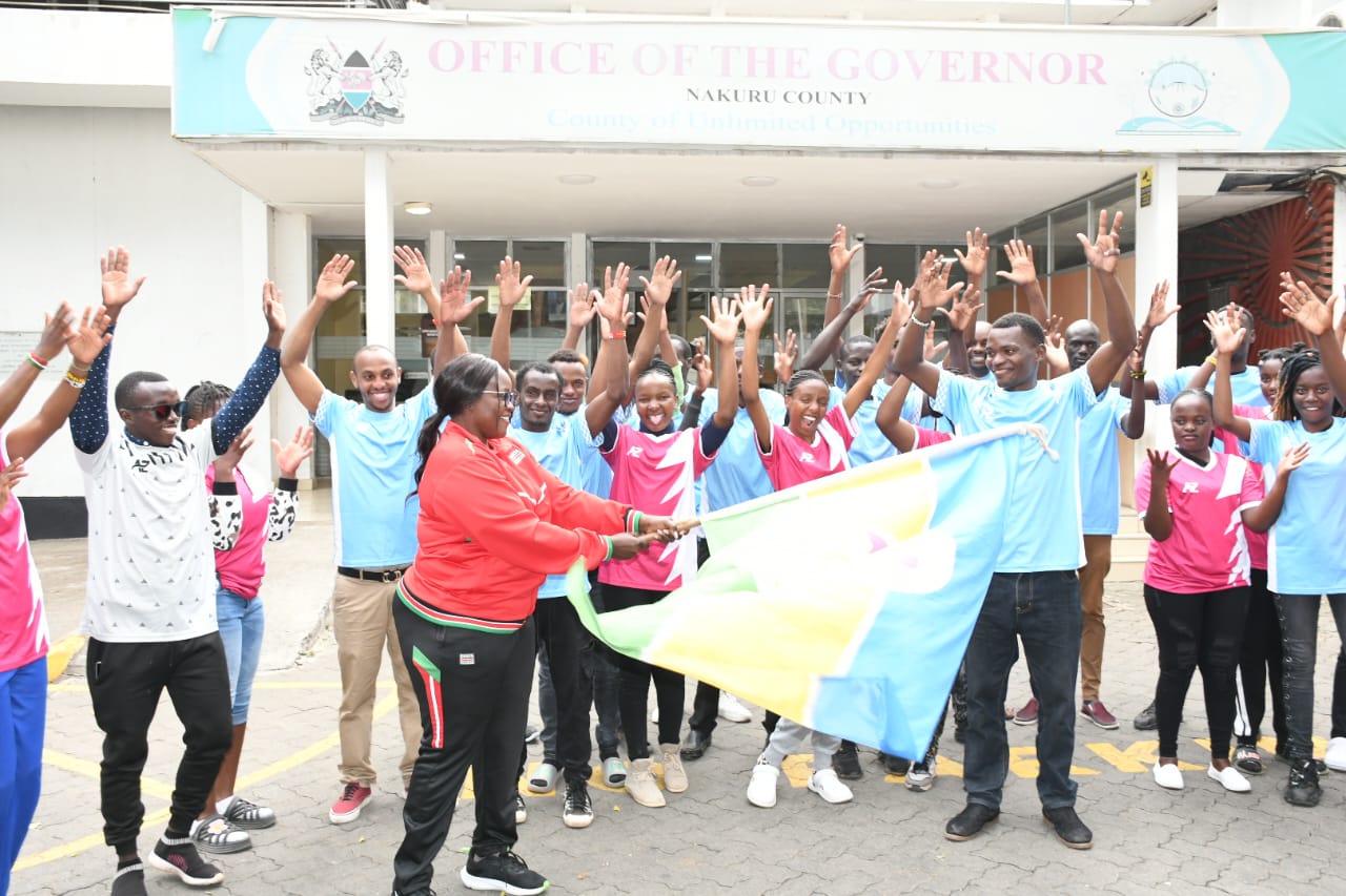 Nakuru County Deaf Football Teams Flagged off for 2024 National Deaf Football Selection Championship