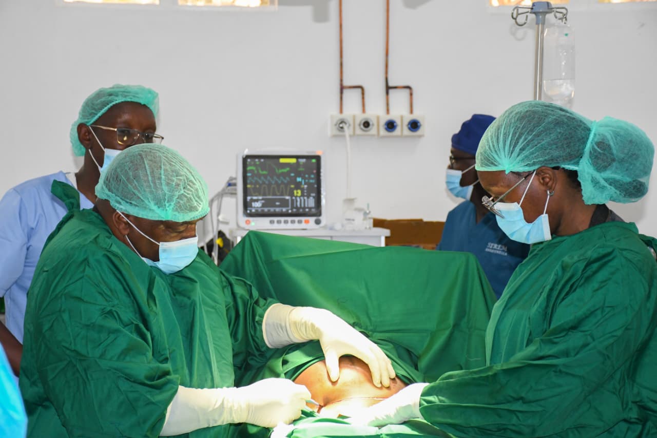 Cesarean Section surgery at Bondeni Maternity