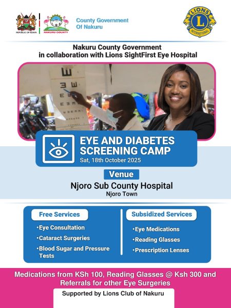 Eye screening Njoro Sub
