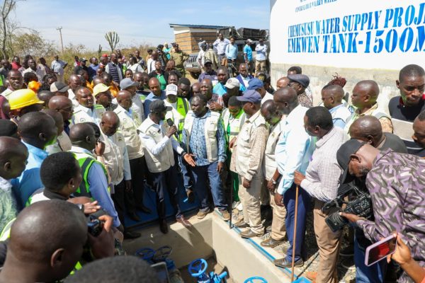 Chemasusu Dam comes to life