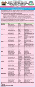 NAKURU COUNTY INVITATION TO PUBLIC CONSULTATIVE FORUMS FOR PREPARATION OF FY 26.27 BUDGET ESTIMATES _page-0001